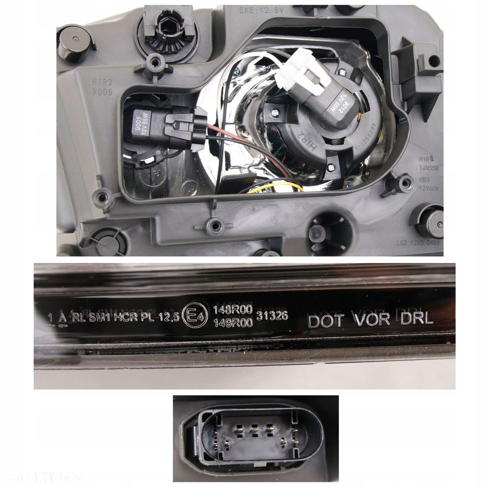Reflektor Lampa Dodge Ram 1500 2500 3500 2008-2018 L - 7