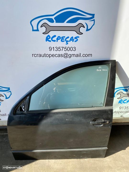 PORTA FRENTE FRONTAL ESQUERDA SKODA FABIA FECHO ELEVADOR MOTOR PUXADOR VIDRO - 3