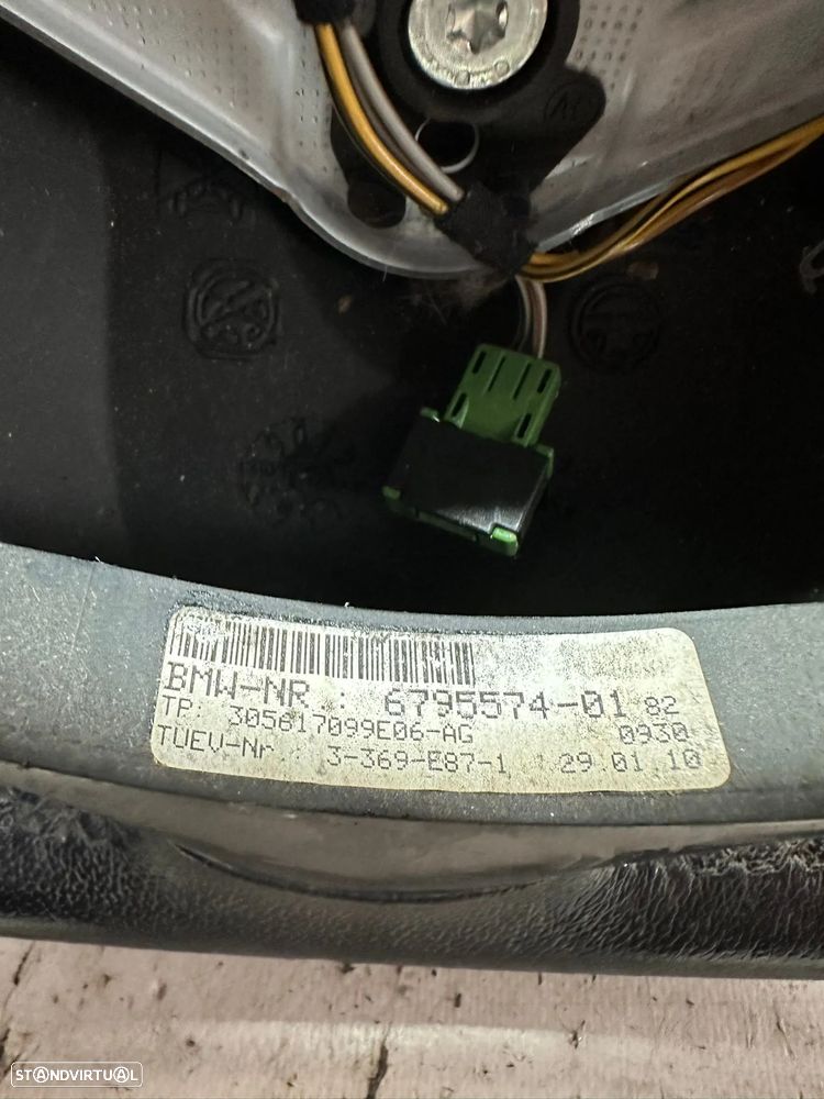 Volante Completo Pele Original Multifunções Comandos BMW Serie 1 3 X1 E83 6795574 - 8