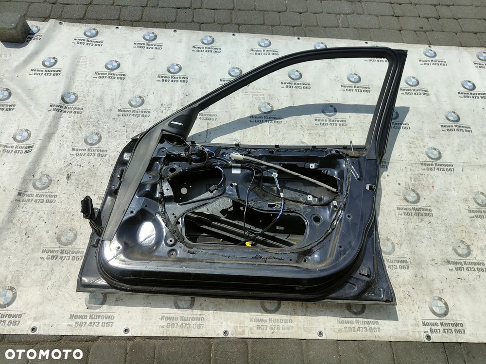 BMW E46 Sedan Kombi Drzwi prawe przednie przód Cosmosschwarz 303/9 - 9