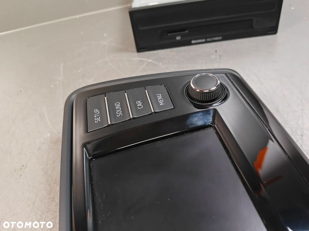 Radio Ekran Skoda Octavia 3 III Czytnik Multimediów Wyświetlacz 5Q0035842B 5E0919605H - 10