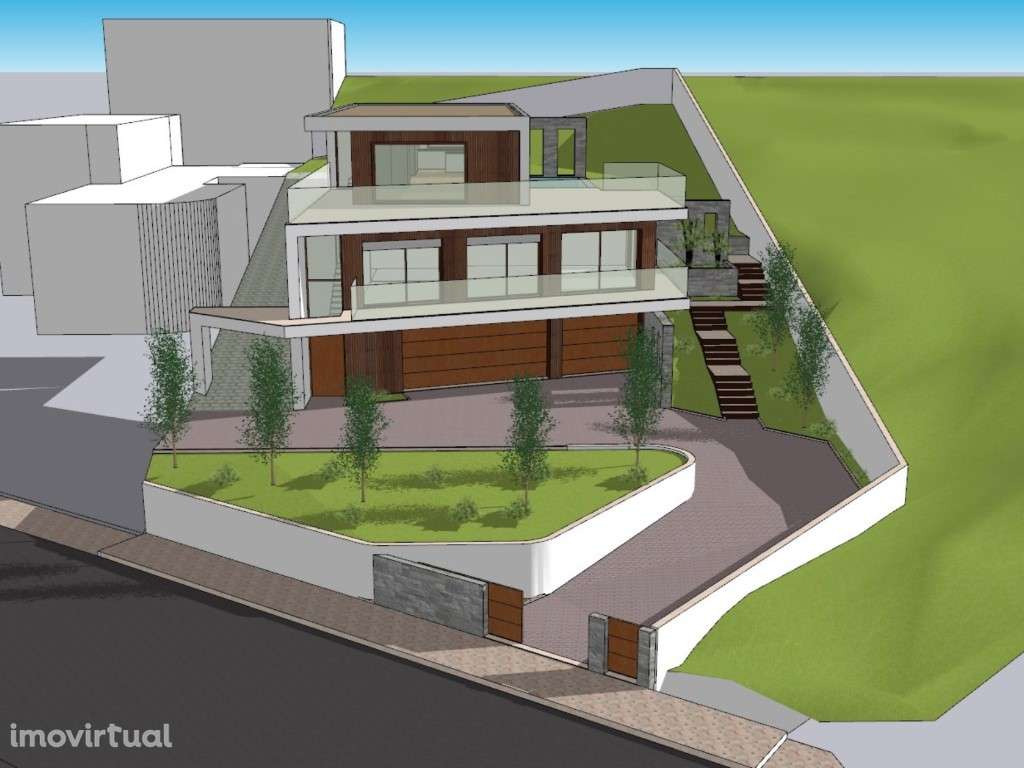 Terreno com Projeto Aprovado para Moradia V3 com Piscina na Serra d... - Grande imagem: 5/5