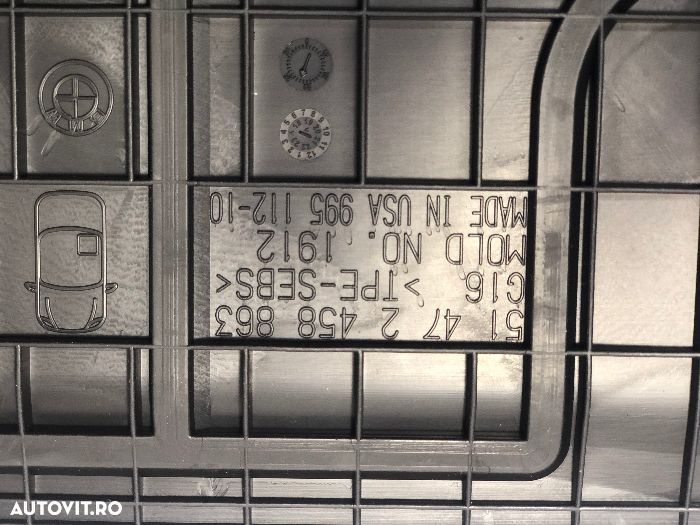 Set presuri(covorase) cauciuc fata+spate originale Bmw seria 8 G14/G15 - 3