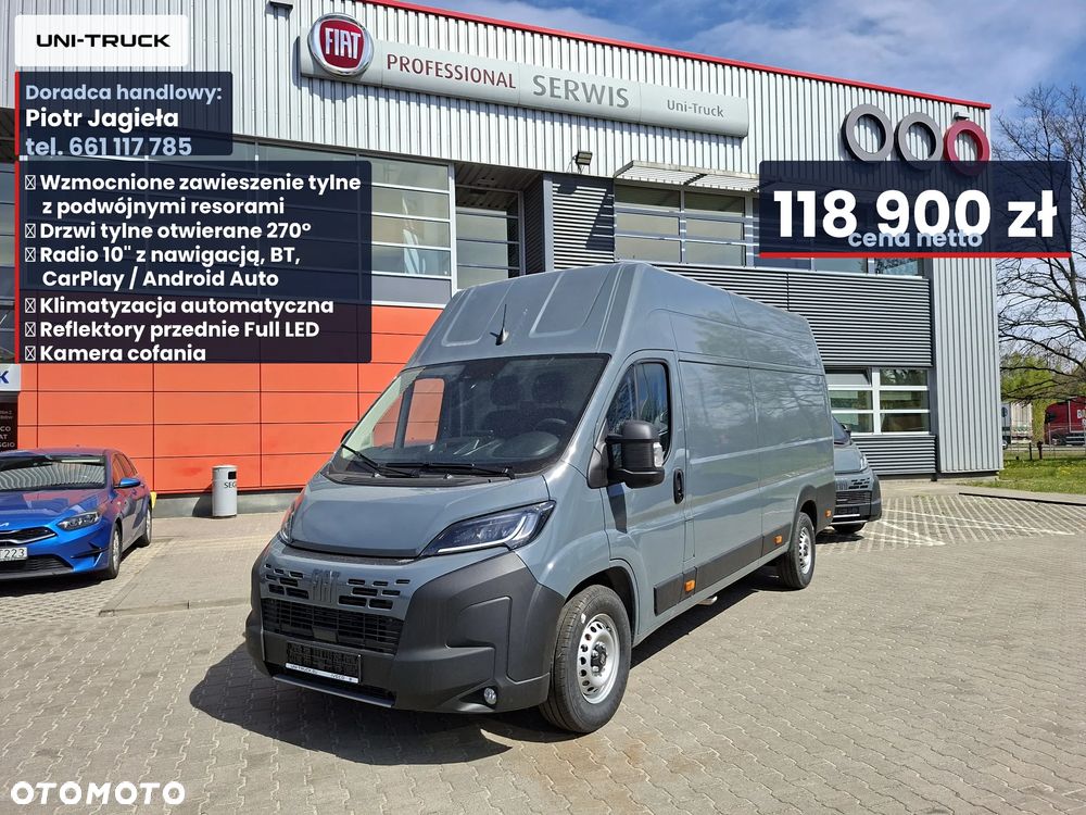 Fiat !!!WYPRZEDAŻ!!! FULL OPCJA!!! DUCATO L4H3 140KM ! FULL LED, Kamera, LCD 10", Android Auto - 2