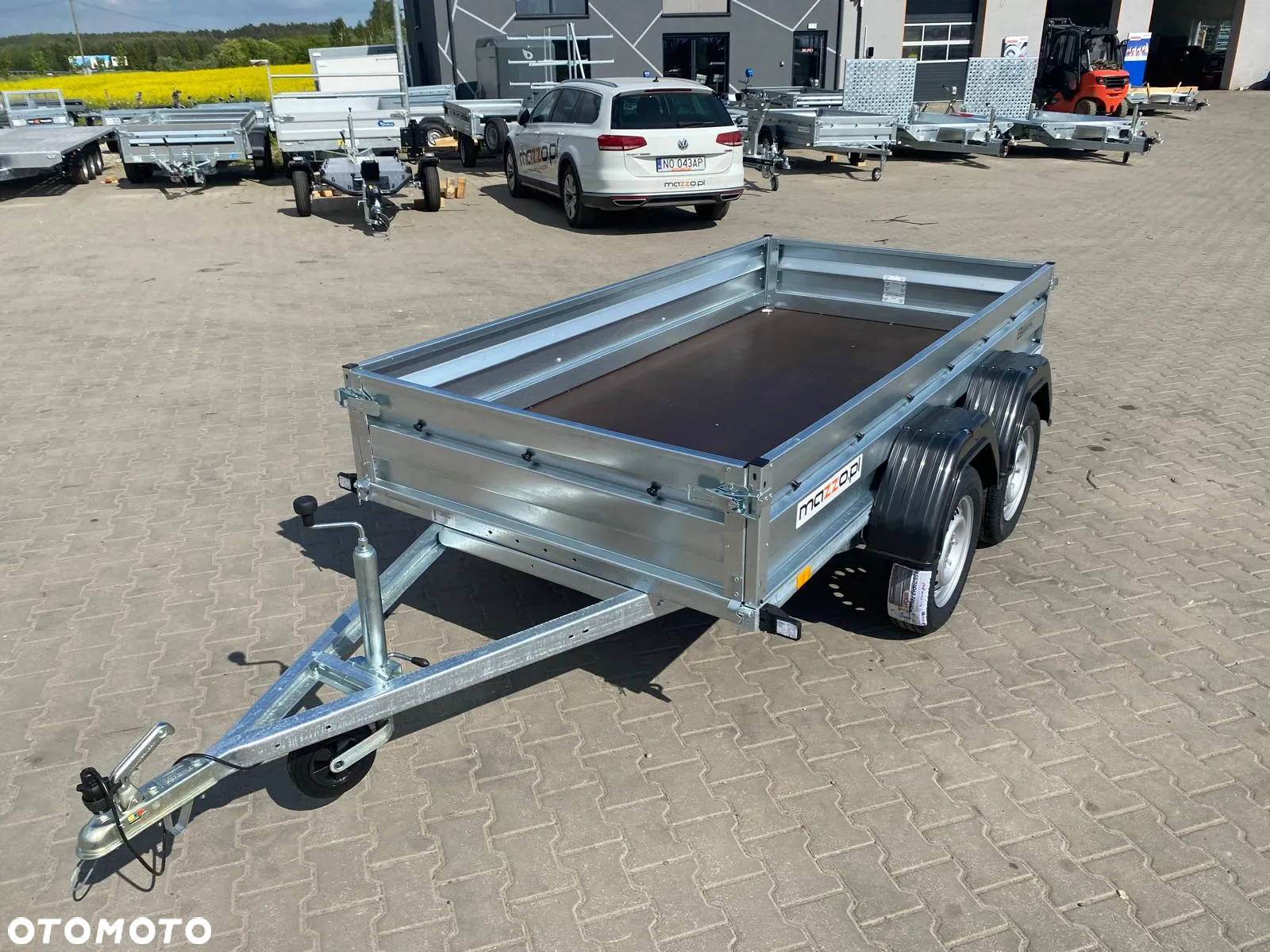 Zaslaw Dostawa Przyczepa DMC750kg 265x132x35cm, 2 osie SOLIDNA I MOCNA! HIT! - 20