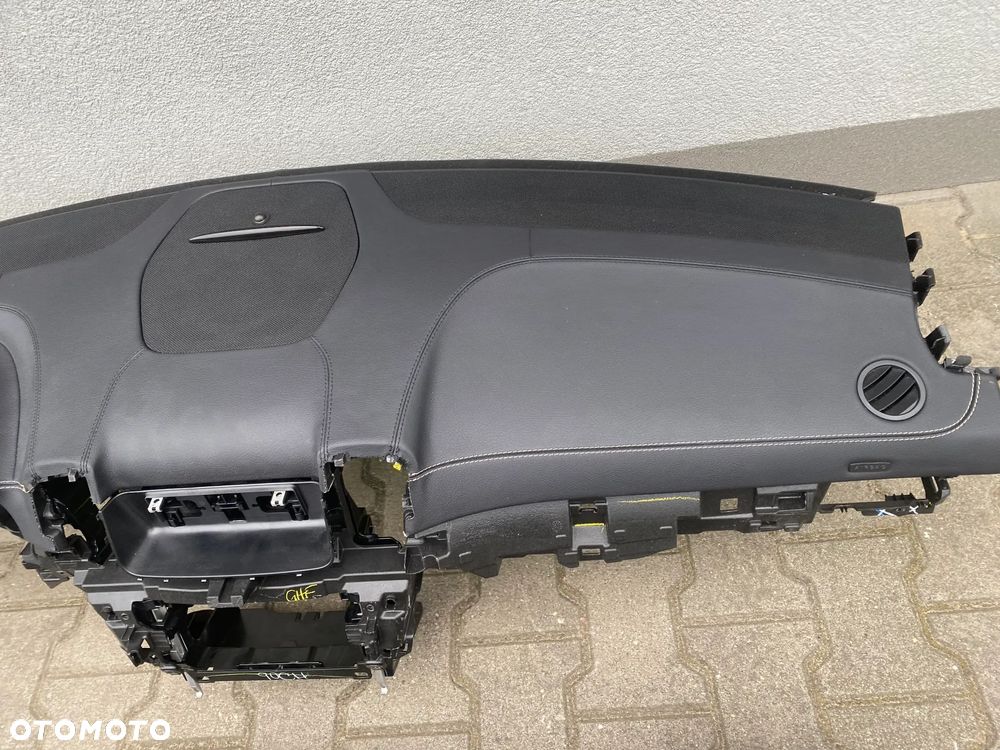 mercedes gle gls 166 konsola poduszki pasy komplet ze skory igla - 4