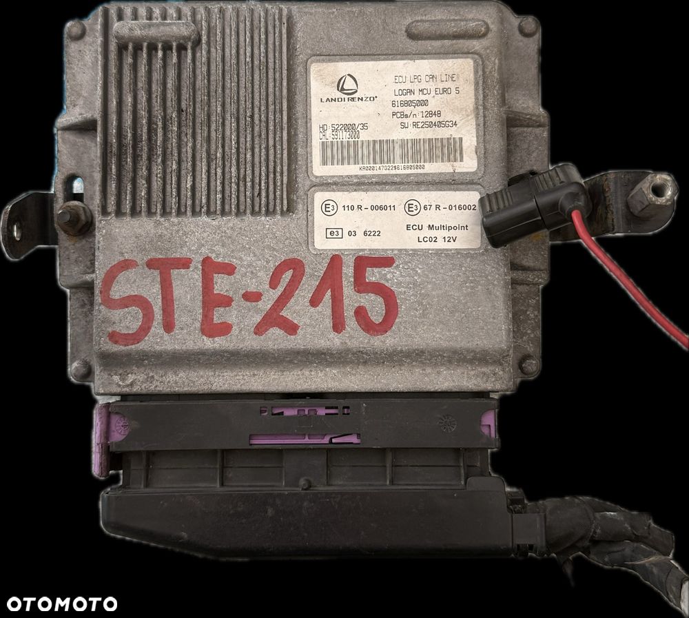 Sterownik Silnika  LPG Instalacji Gazowej Gaz ECU Komputer Dacia Logan 616805000