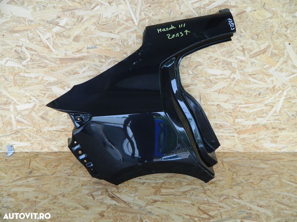 Aripa dreapta spate, Mazda 3, Hatchback, 2014, 2015, 2016, 2017, 2018. - 1