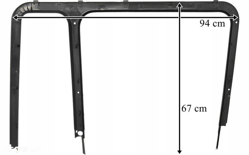 man f90 f2000 ramka szyby drzwi lewa 81626300047 - 2