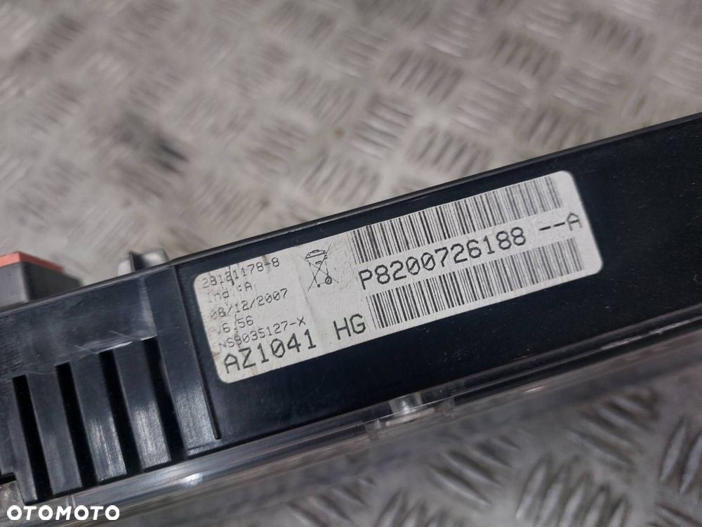 LICZNIK ZEGARY RENAULT ESPACE IV 3.5 V6 8200726188A - 4