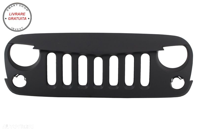 Bara Fata si Grila Centrala Jeep Wrangler / Rubicon JK (2007-2017) 10th Anniversar- livrare gratuita - 8