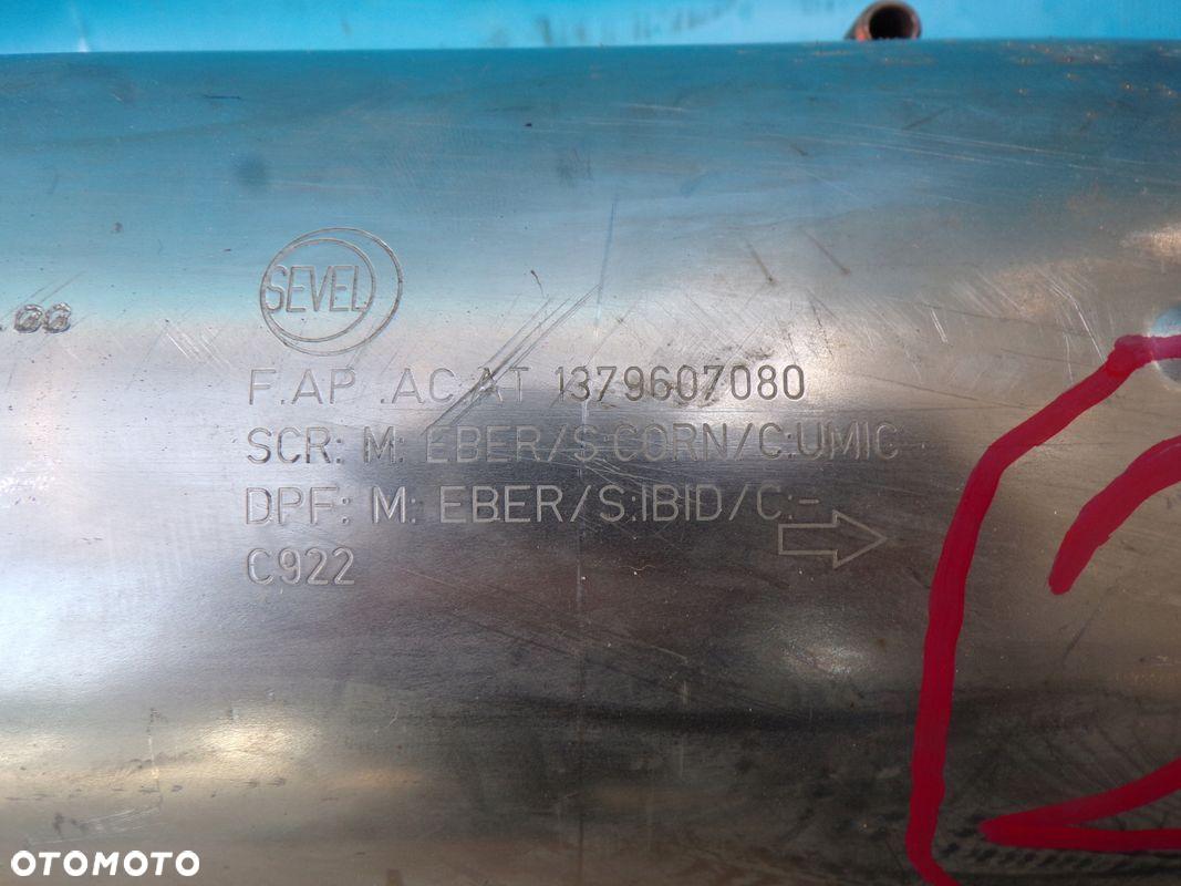 BOXER JUMPER 2.0 B-HDI 16- FILTR CZĄSTEK STAŁYCH DPF FAP EURO 6 KOMPLETNY - 5
