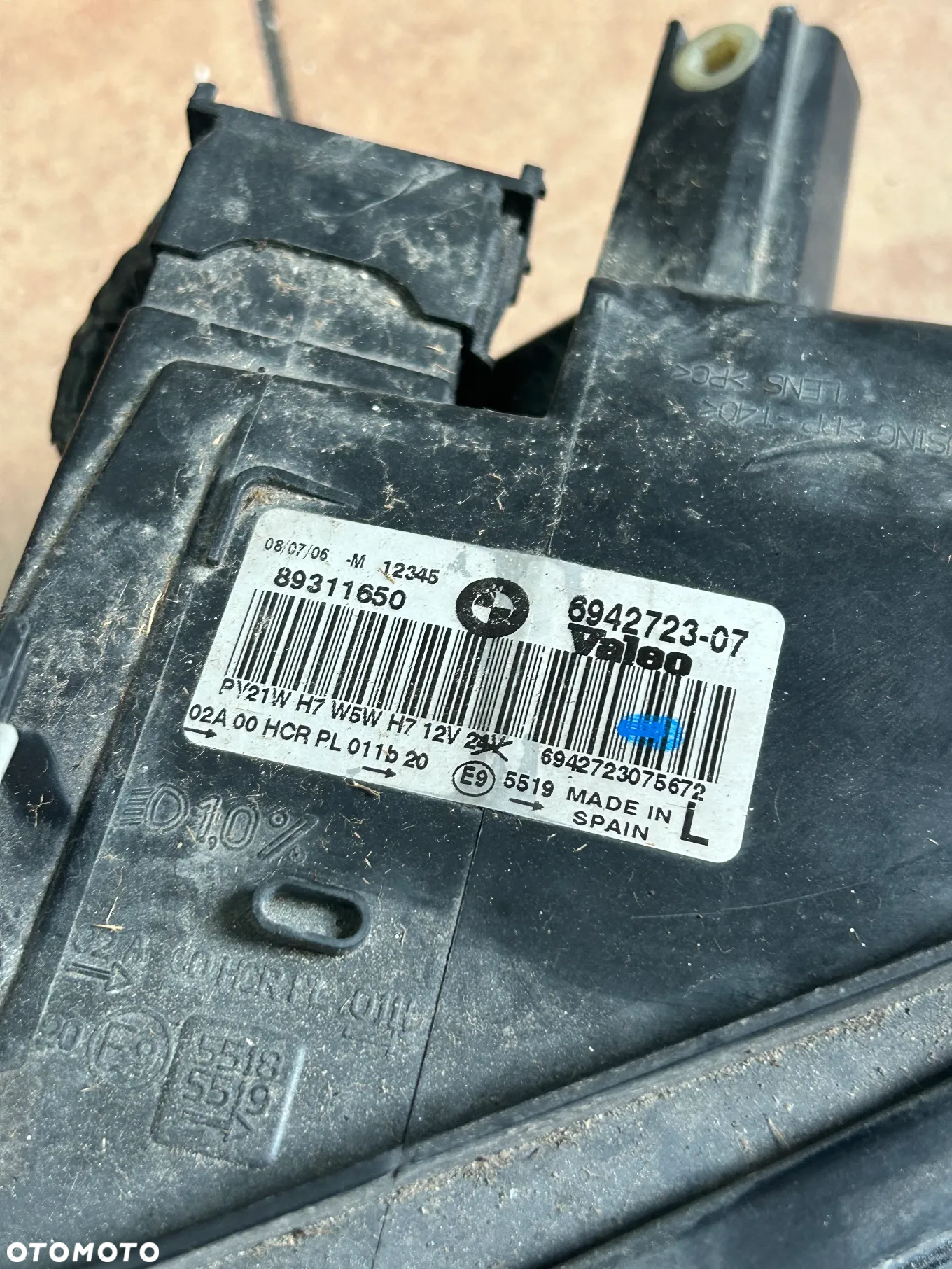 LAMPA BMW E90 LEWY PRZÓD KOMPLETNA ANGLIK H7 6942723 - 4