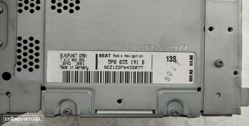 Auto Radio Gps Seat Leon (1P1) - 6