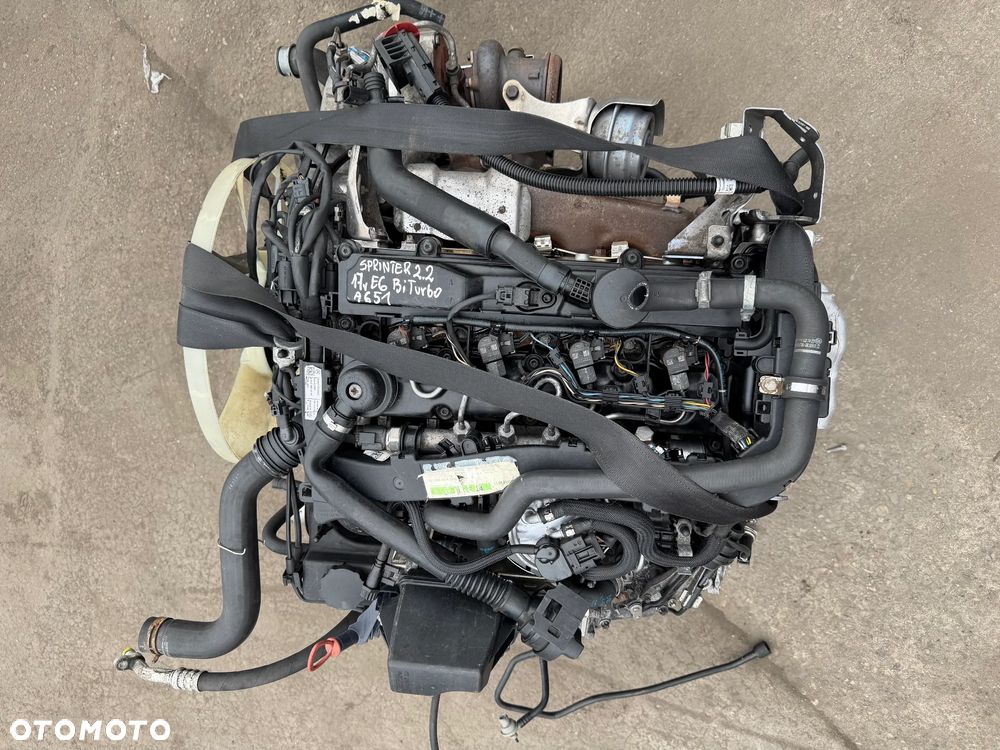 Sprinter 906 2,2 CDI Euro 6 BiTurbo 14-18 silnik kompletny A 651 955 - 4