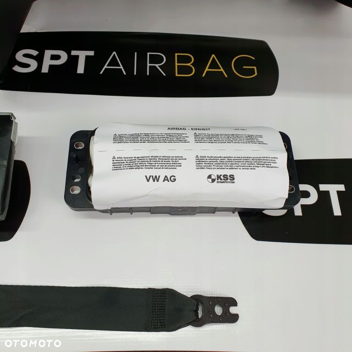 SKODA OCTAVIA III 3 5E0 DESKA ROZDZIELCZA KONSOLA KOKPIT PULPIT PODUSZKI AIRBAG AIR BAG PASY KIT SET - 8