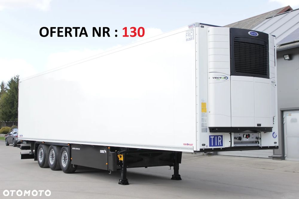 Schmitz Cargobull FP 60 V7 CARRIER VECTOR 1550 / DOPPELSTOCK / JAK NOWA / ŚCIANA 7 CM / - 1