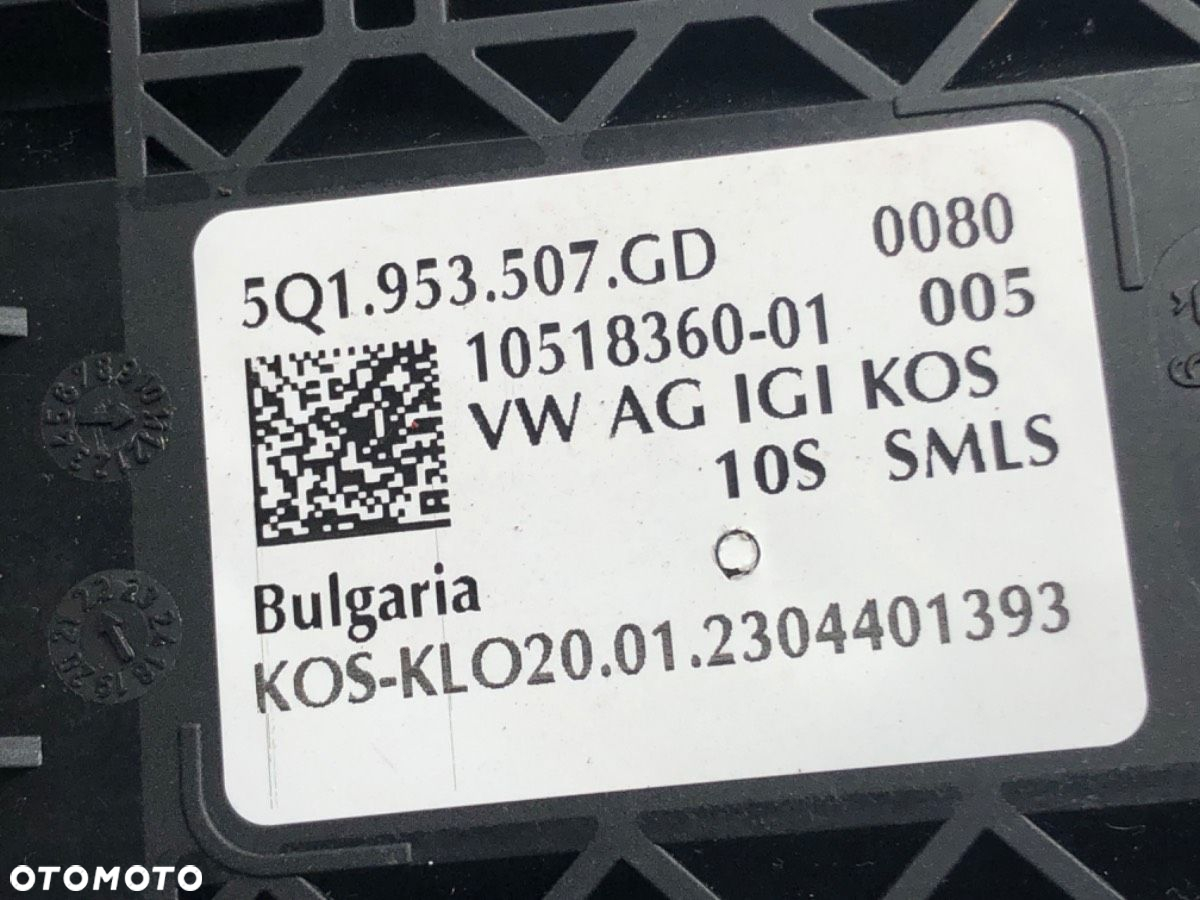 PRZEŁĄCZNIK ZESPOLONY - 449.00 PLN - SKODA OCTAVIA IV (NX3, NN3) 2020 - 2022 2.0 TDI 110 kW [150 - 4