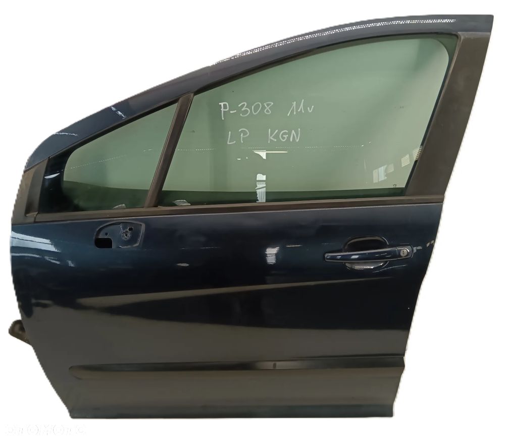 DRZWI LEWE PRZEDNIE LEWY PRZÓD PEUGEOT 308 07-13 KGN - 1