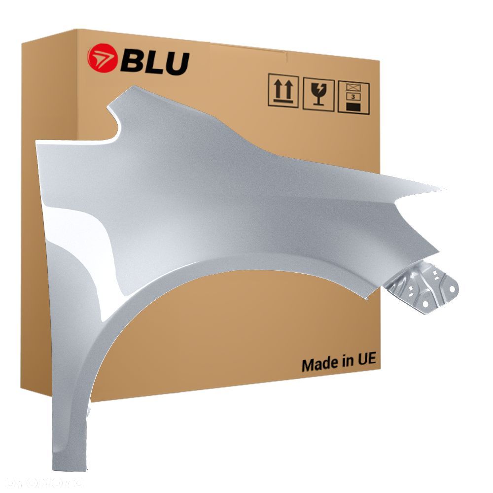 BLU Błotnik VW GOLF V PLUS 5 + LA7W prawy srebrny 05-09 przód ReflexSilber - 1