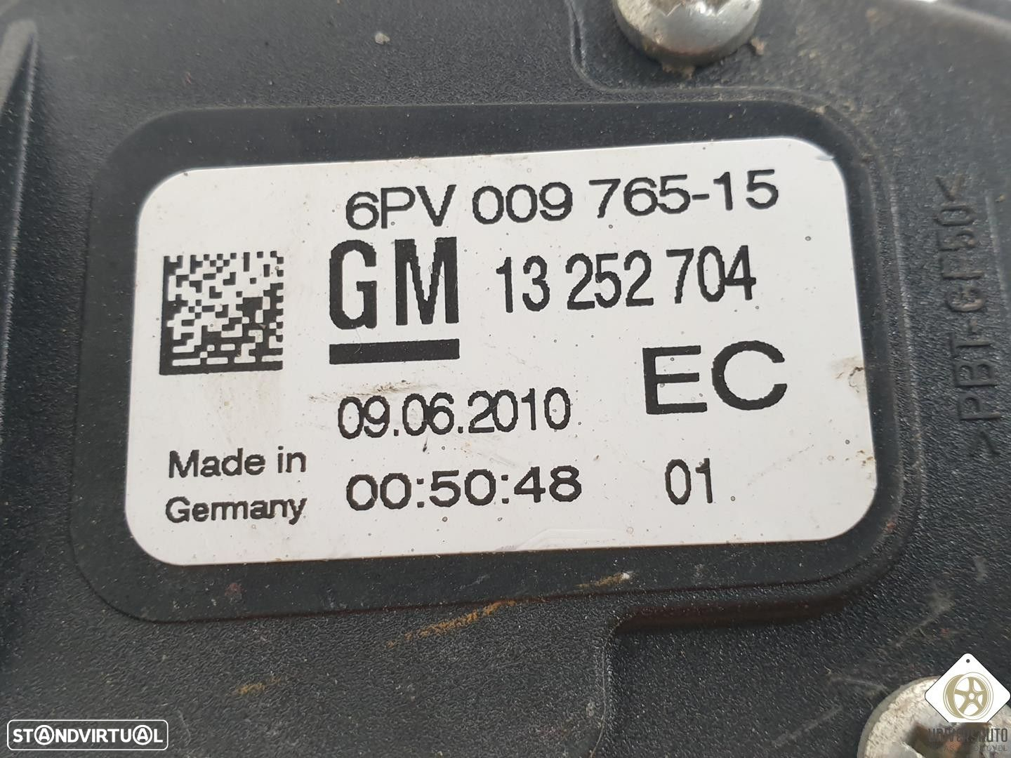 POTENCIOMETRO PEDAL OPEL ASTRA J 2009 - 4