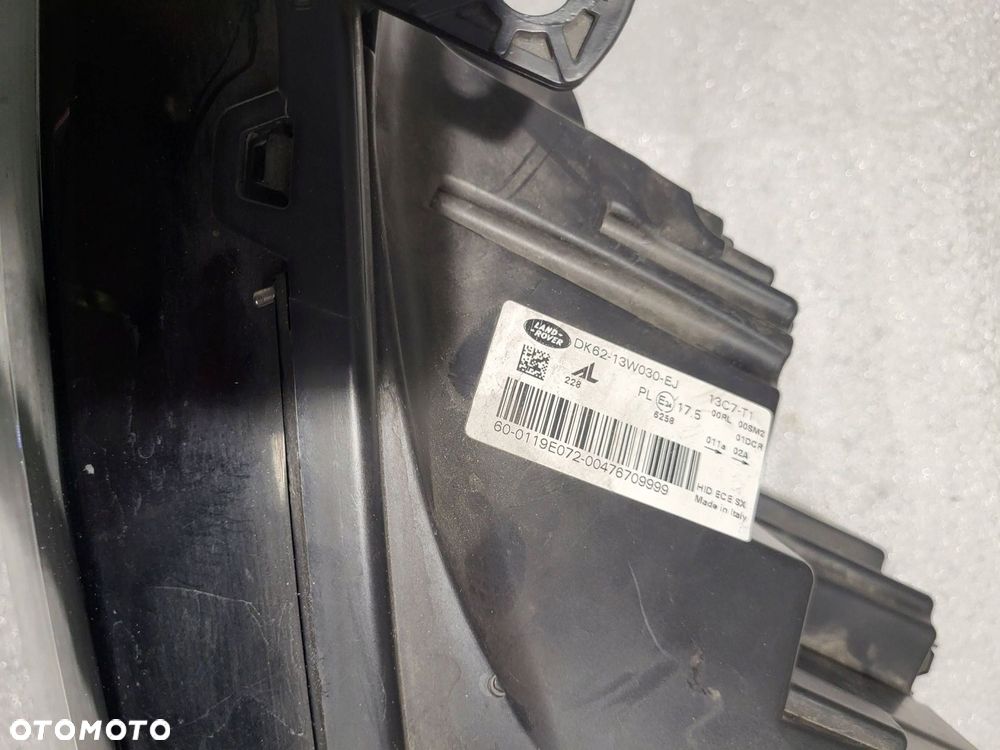 land rover, range rover sport l494 xenon przód strona lewa dk6213w030ej - 7