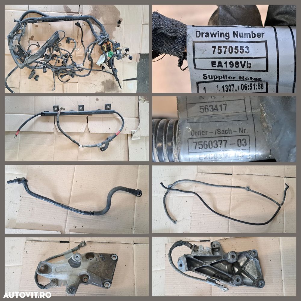 Anexe motor N43 bmw 116i alternator rampa injectoare injectoare pompa vacuum pompa inalta presiune clapeta acceleratie compresor pompa apa instalatie electrica motor - 8