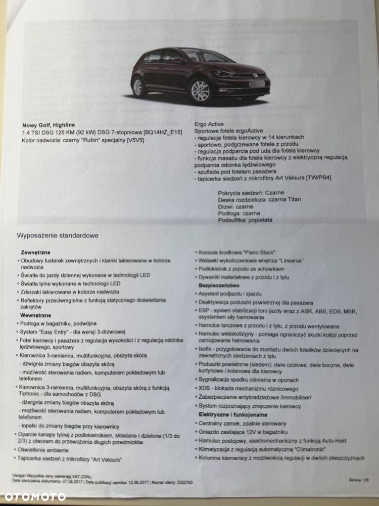 Volkswagen Golf 1.4 TSI BMT Highline DSG - 29