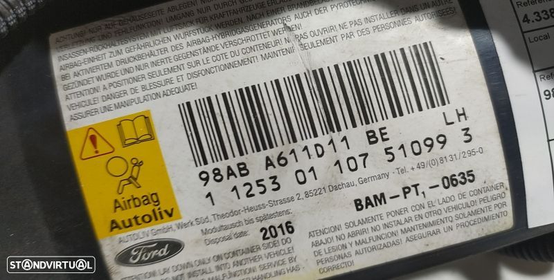 Airbag Banco Fte Esq Ford Focus Turnier (Dnw) - 4
