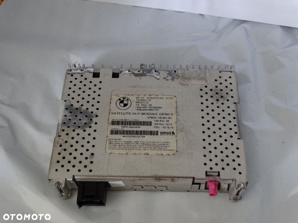 BMW USA Radio E60 E90 E70 E65 DLP 9192274 R55 - 2