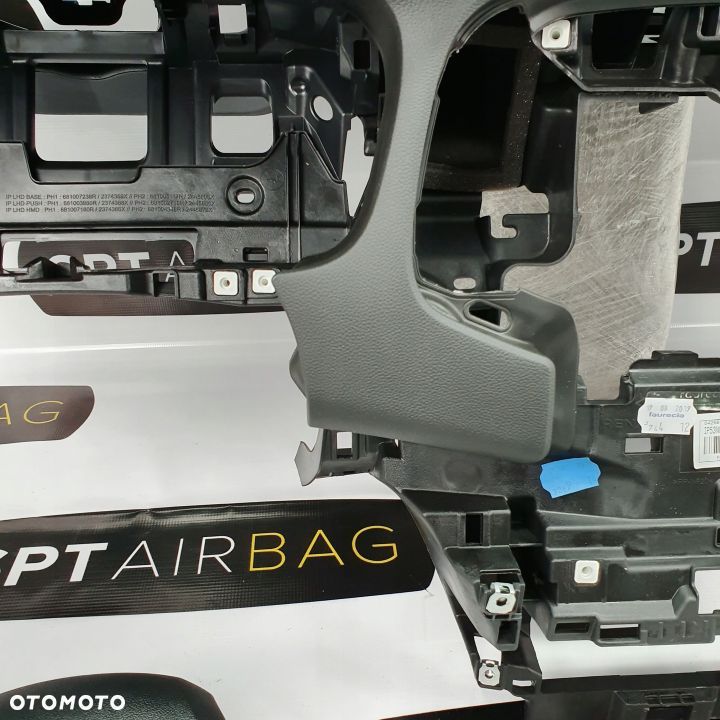 RENAULT MEGANE 4 IV DESKA ROZDZIELCZA KONSOLA KOKPIT PULPIT PODUSZKI AIRBAG AIR BAG PASY KIT SET - 4
