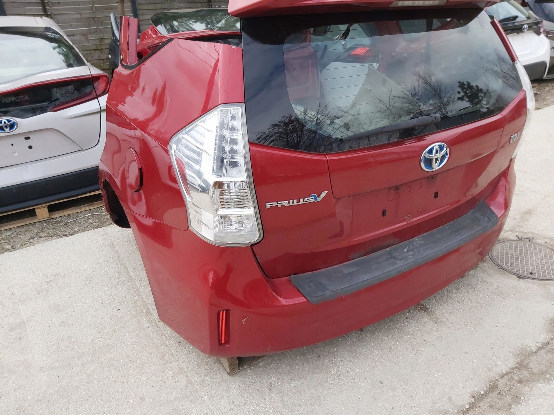 Toyota Prius III słupek A B próg prawy ćwiartka bok - 9