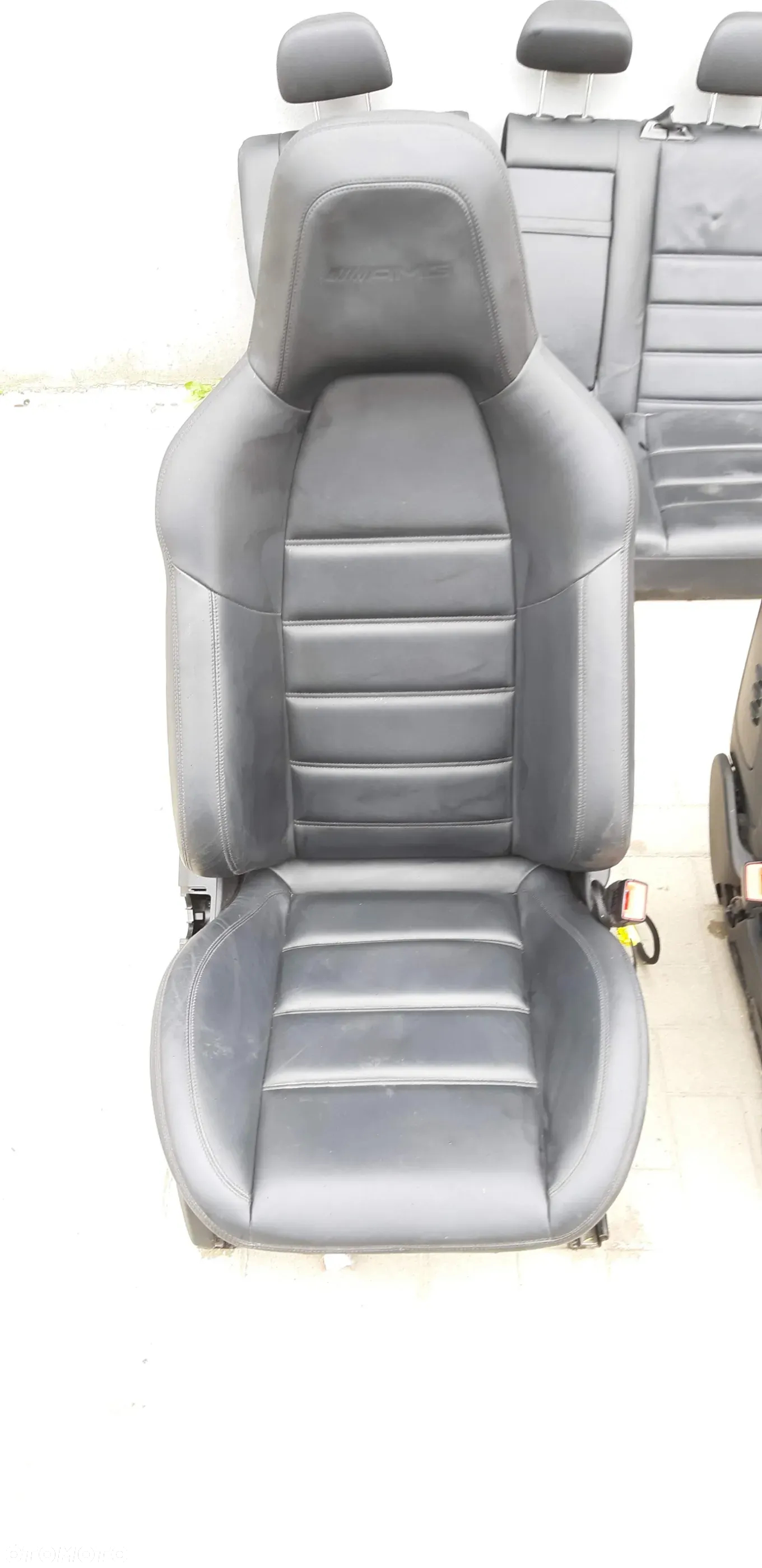 Fotele kanapa komplet Mercedes W204 C63 AMG 2008r 6.3b kombi - 5