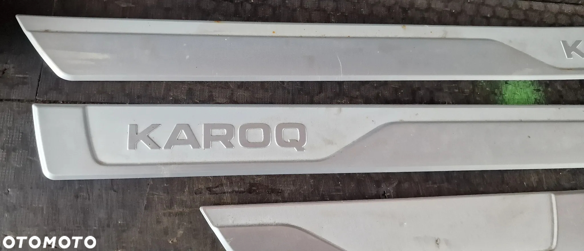 LISTWY PROGOWE NAKŁADKI KOMPLET 57A853557B 57A853558B 57A853814B SKODA KAROQ - 3
