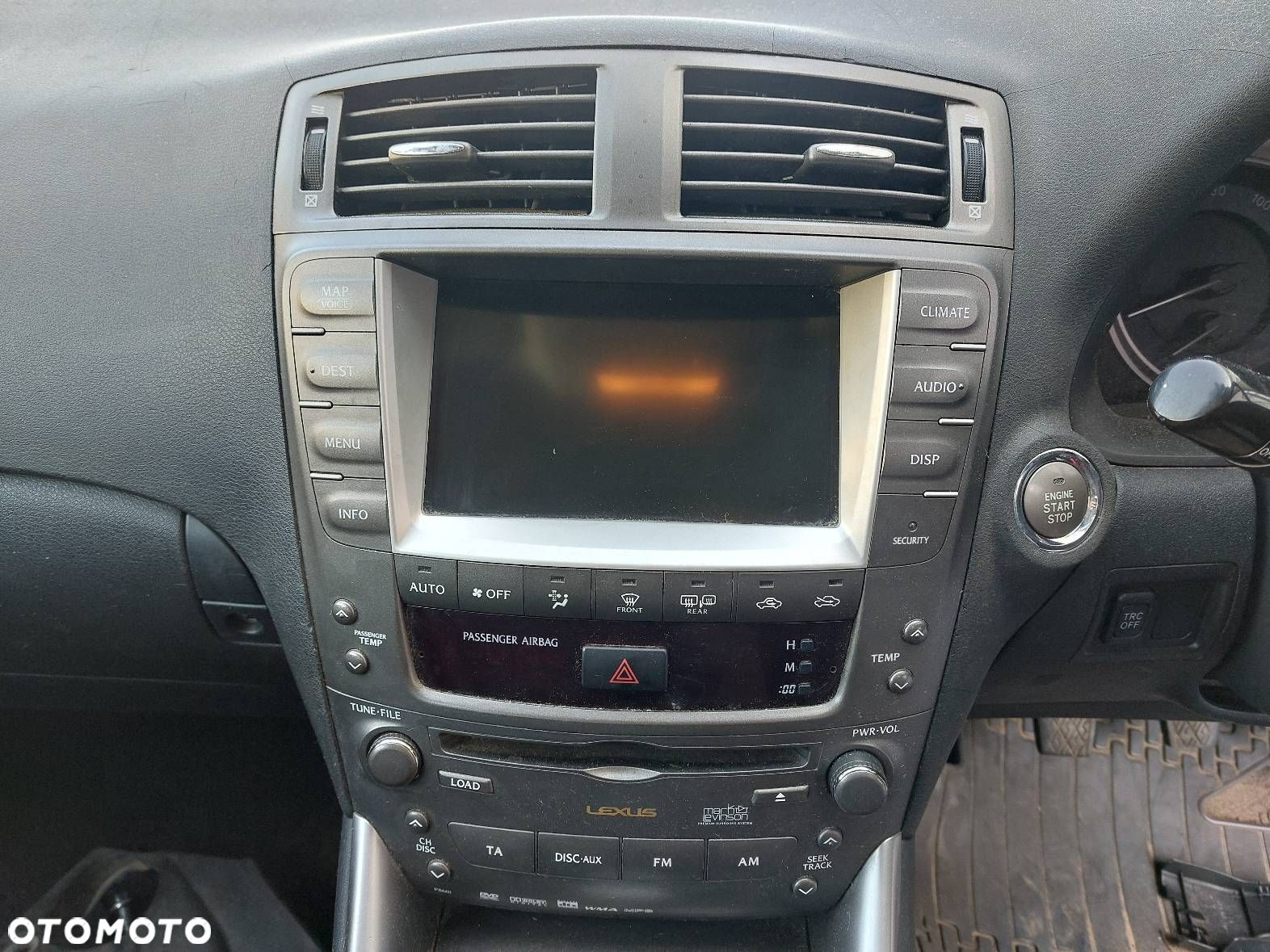 RADIO ODTWARZACZ + PANEL NAWIEWU + RAMKA LEXUS IS II - 1