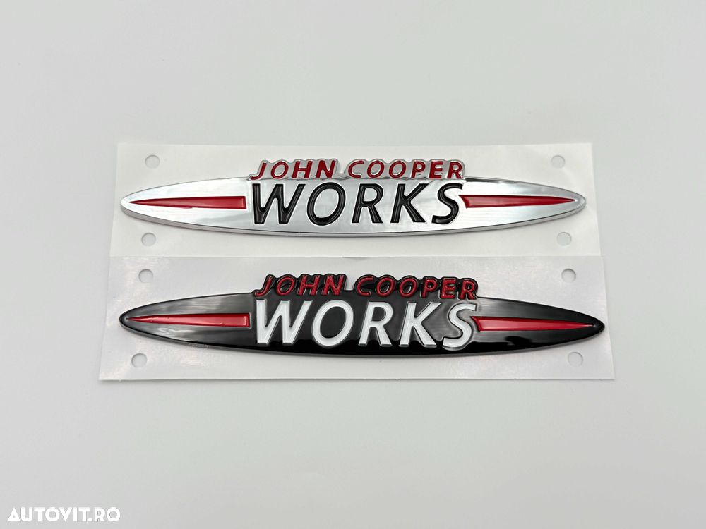 Emblema MINI COOPER John Cooper Works negru - 4