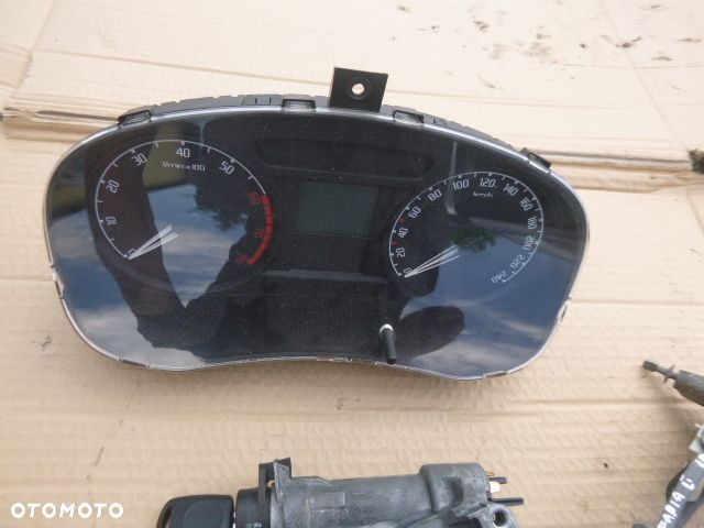 ZESTAW STARTOWY KOMPUTER STACYJKA IMMOBILIZER LICZNIK SKODA FABIA II 1.2 07- - 12