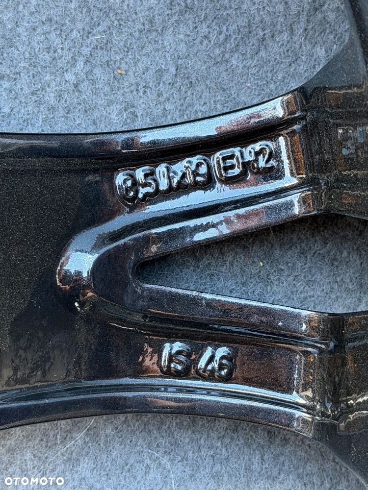 Oryginalne felgi BMW 19 Styling 191 5x120 3 F30 F32 F36 alufelgi Styling 8j ET36 8.5j ET47 F10 Z3 Z4 E46 X1 X3 E83 E90 F34 GT F01 F12 F20 F22 E87 E81 JR ciemny grafit dwie szerokości Radom oryginał black chrome - 7