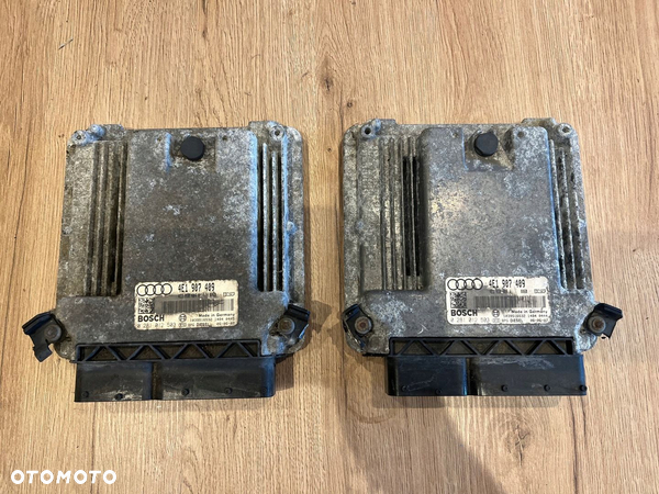 STEROWNIK STEROWNIKI SILNIKA AUDI A8 D3 4.2 TDI BVN 4E1907409 KOMPLET
