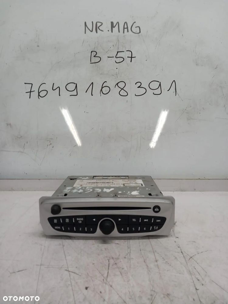 RADIO CD RENAULT MEGANE III 7649168391 - 1