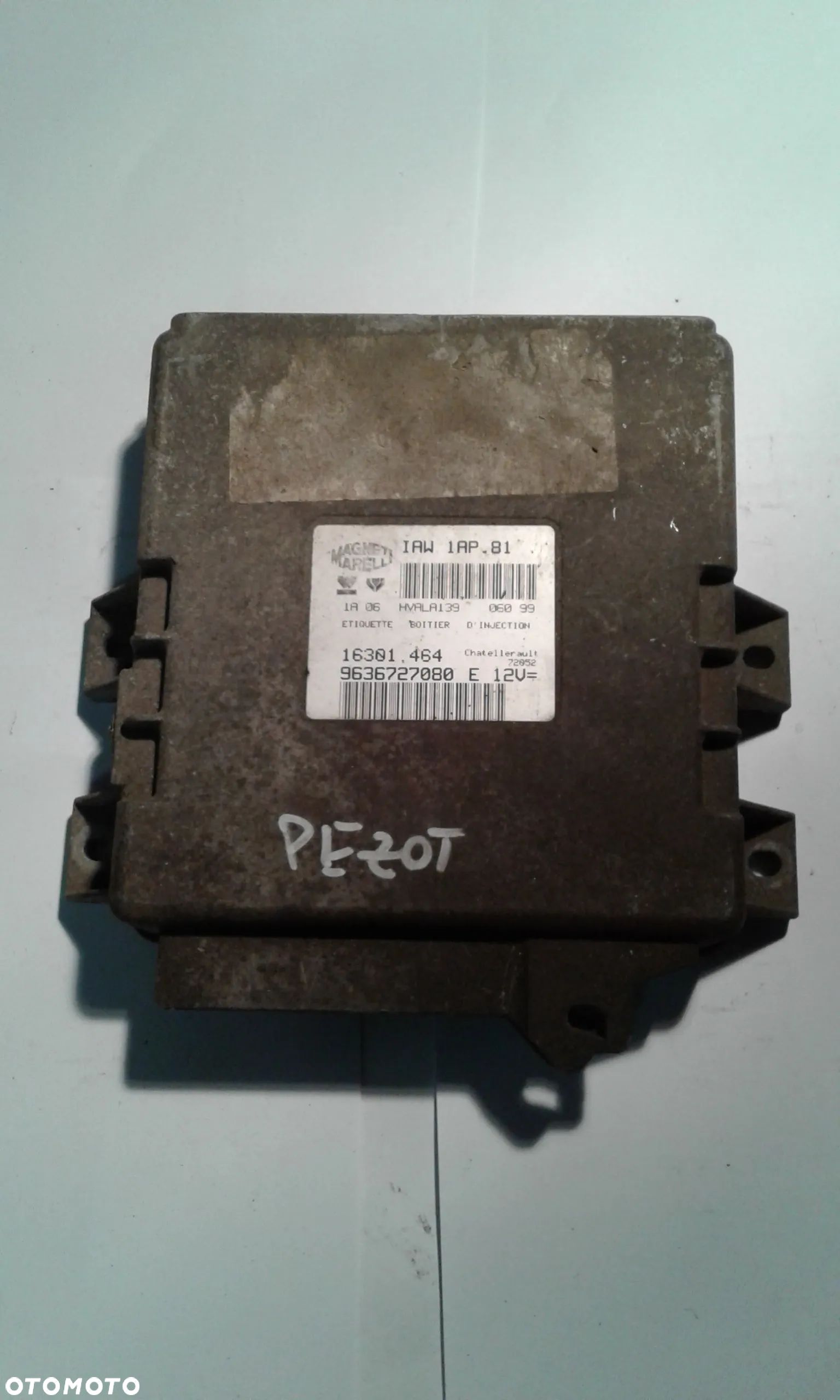 STEROWNIK PEUGEOT 206 1.4 i 75 - KFX 9636727080E - 1