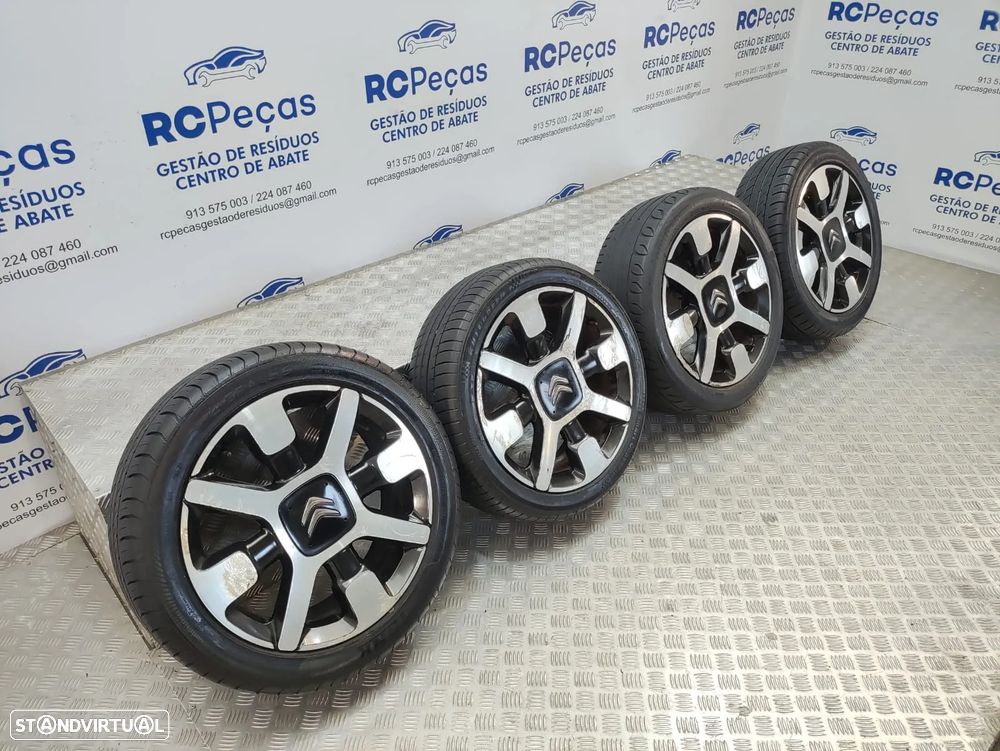 Conjunto jantes 17 originais Citroen C4 Cactus 6,5J ET19 4x108 - 10