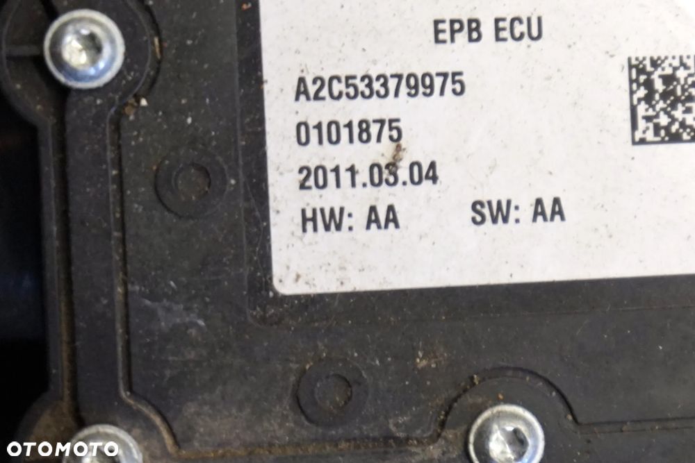 HAMULEC RĘCZNY ELEKTRYCZNY 3008 I 1.6 HDI 8V 9673094880 0204706357 A2C53379975 470217 PEUGEOT 2009-2013 - 5