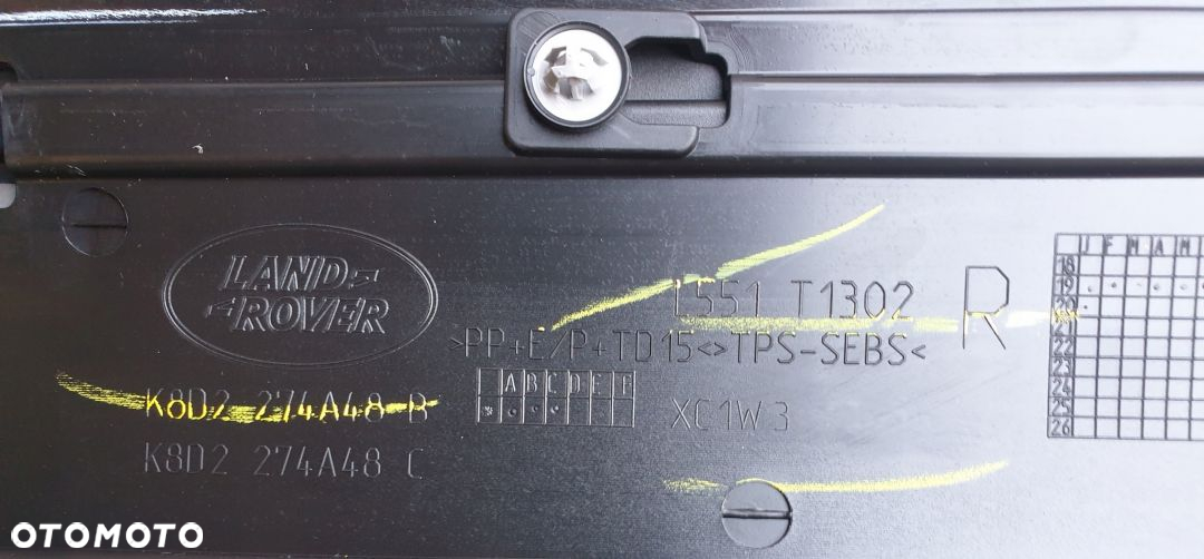RANGE EVOQUE LIFT LISTWA DRZWI TYŁ PRAWA L551 - 3