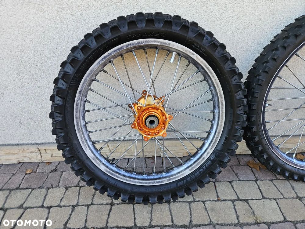KTM EXC SX SXF FELGI KOŁA PRZÓD OŚ 26mm TYŁ 20mm PIASTY HAAN 450 400 250 125 530 350 KOŁO EXCEL KOMPLET LUB OSOBNO - 3