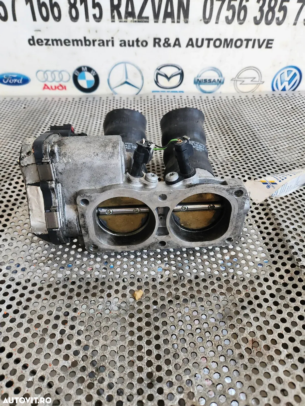 Clapeta Acceleratie Dublu Corp Audi A6 S6 RS6 A7 S7 RS7 A8 S8 RS8 Q7 Q8 3.0 4.0 Benzina TSI TFSI Co - 3