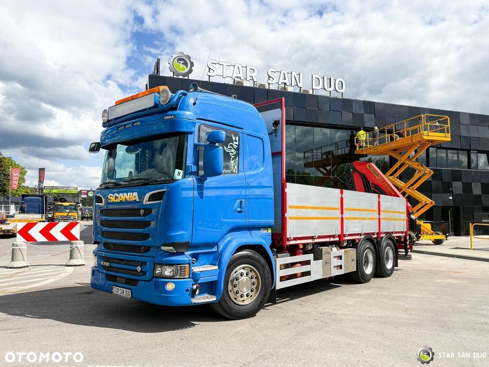 Scania R730 6X4 PALFINGER PK 33002 EH HDS Żuraw Crane - 12
