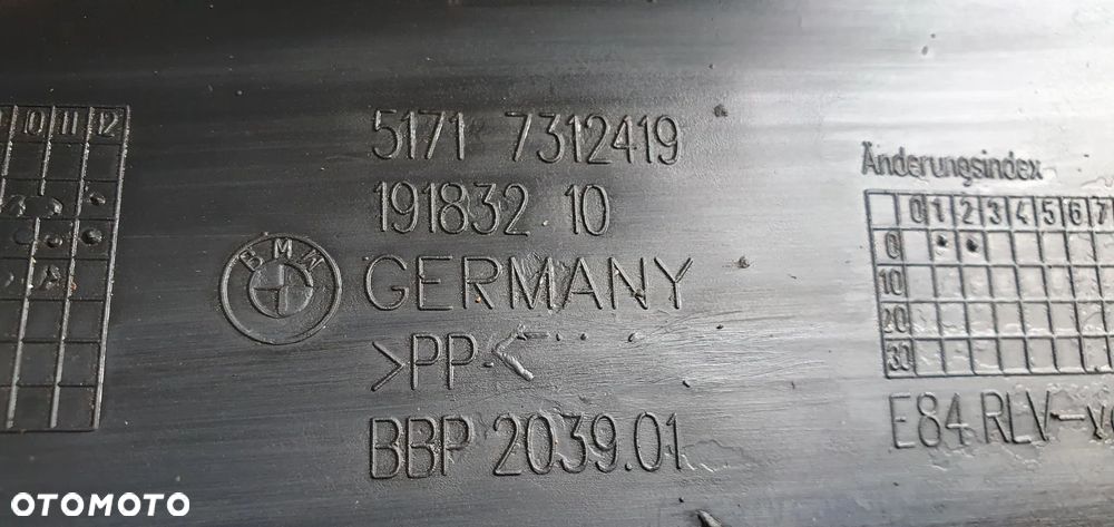 Nadkole lewy przód przednie lewe BMW X1 E84 Lift 7312419 - 5
