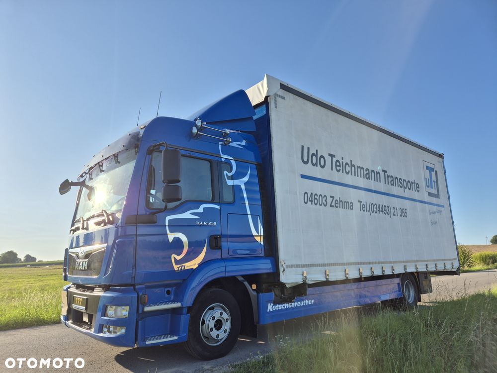 MAN TGL 12.250 cena za ZESTAW TANDEM UNIKAT przebieg z Niemiec MANUAL HAK / EURO 6 / przyczepa zestaw jumbo / opony 80% - 22