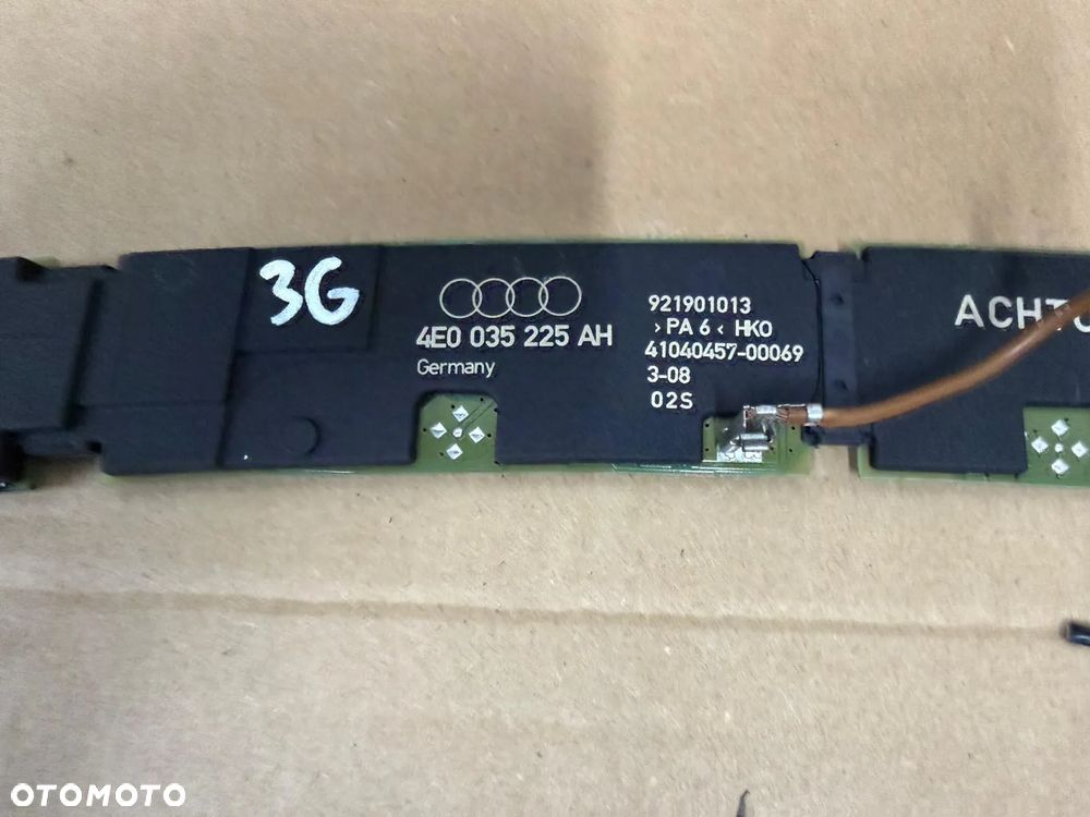 AUDI A8 D3 ANTENA SZYBY TYLNEJ WZMACNIACZ ANTENOWY 4E0035225AH - 3